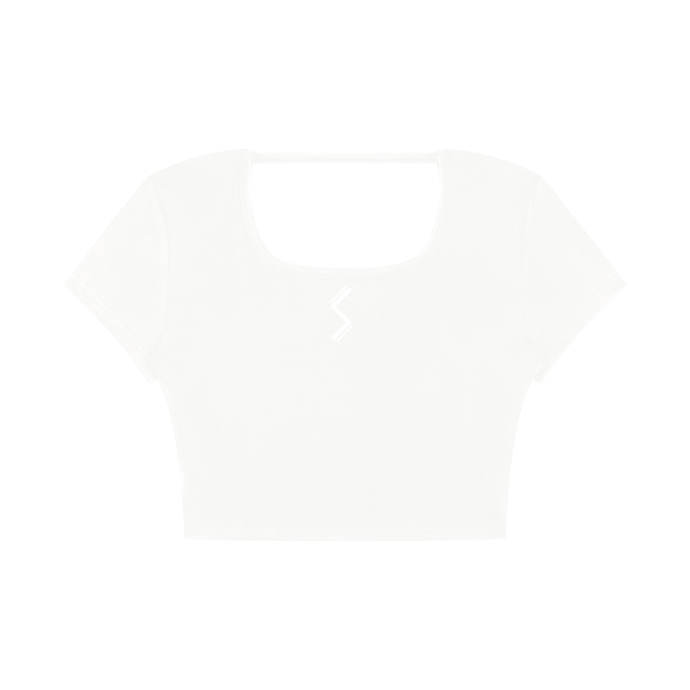 Women's Square Neck Crop T-Shirt - SLEEKZ