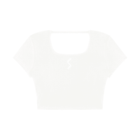 Women's Square Neck Crop T-Shirt - SLEEKZ