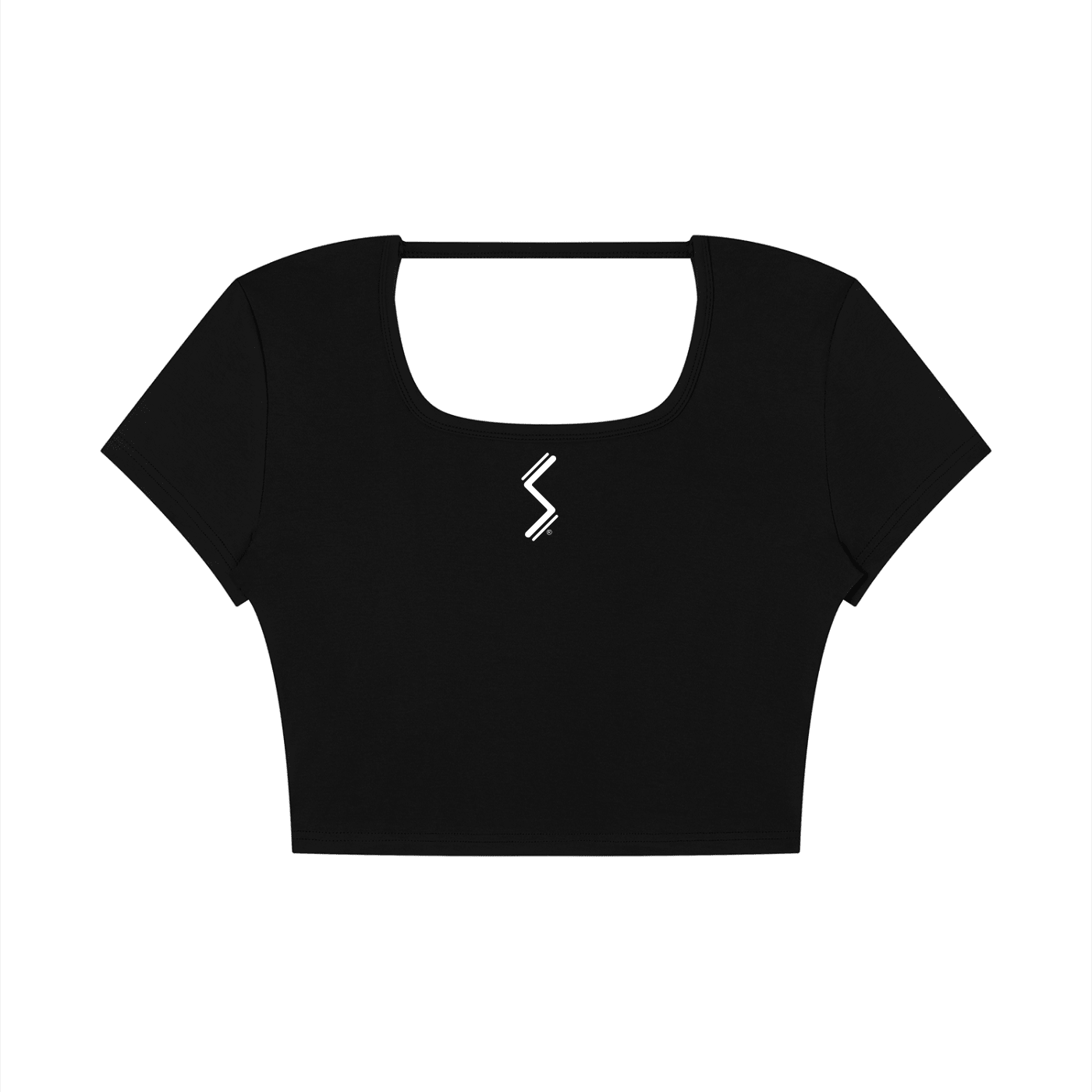 Women's Square Neck Crop T-Shirt - SLEEKZ